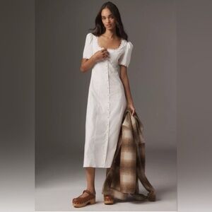 Reformation Alida Dress in White